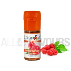 Aroma vapeo frambuesa 10 ml de la marca Italiana Flavour art