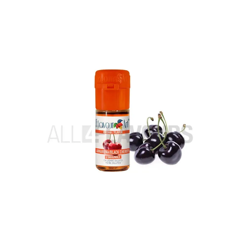 Aroma vapeo cereza negra 10 ml de la marca Italiana Flavour art Aroma vapeo cereza negra 10 ml de la marca Italiana Flavour art