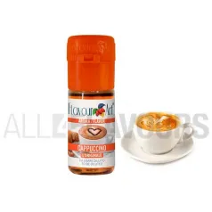 Aroma vapeo cafe capuchino 10 ml de la marca Italiana Flavour art