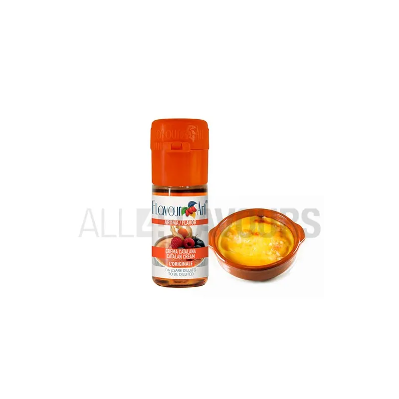 Aroma vapeo crema catalana 10 ml de la marca Italiana Flavour art Aroma vapeo crema catalana 10 ml de la marca Italiana Flavour art