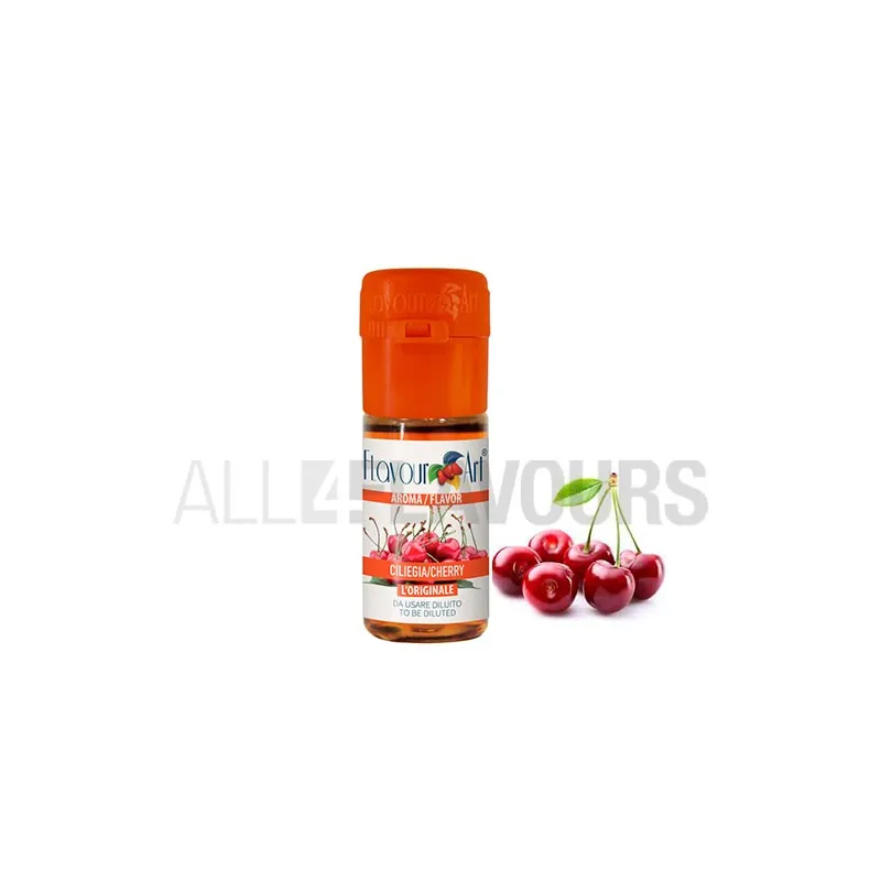 Aroma vapeo cereza 10 ml de la marca Italiana Flavour art Aroma vapeo cereza 10 ml de la marca Italiana Flavour art