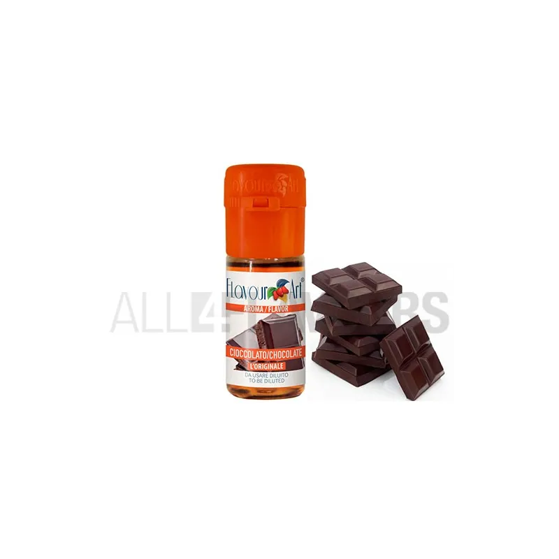 Aroma vapeo chocolate 10 ml de la marca Italiana Flavour art Aroma vapeo chocolate 10 ml de la marca Italiana Flavour art