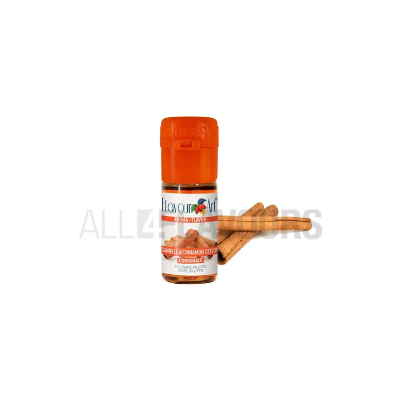 Aroma vapeo canela 10 ml de la marca Italiana Flavour art Aroma vapeo canela 10 ml de la marca Italiana Flavour art