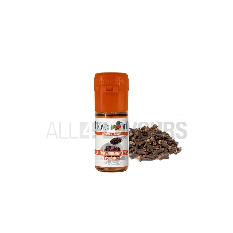 Aroma vapeo clavo 10 ml de la marca Italiana Flavour art Aroma vapeo clavo 10 ml de la marca Italiana Flavour art