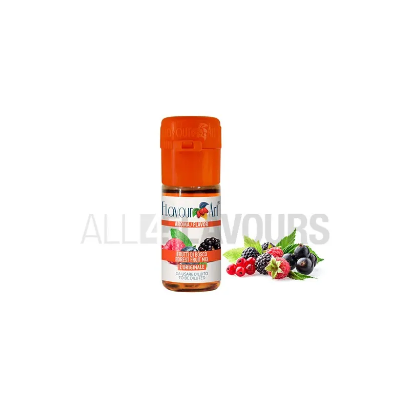 Aroma vapeo forrest mix 10 ml de la marca Italiana Flavour art Aroma vapeo forrest mix 10 ml de la marca Italiana Flavour art