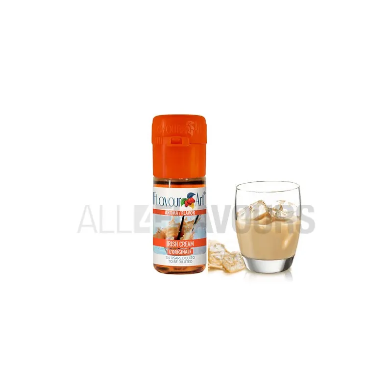 Aroma vapeo crema irlandesa 10 ml de la marca Italiana Flavour art Aroma vapeo crema irlandesa 10 ml de la marca Italiana Flavour art