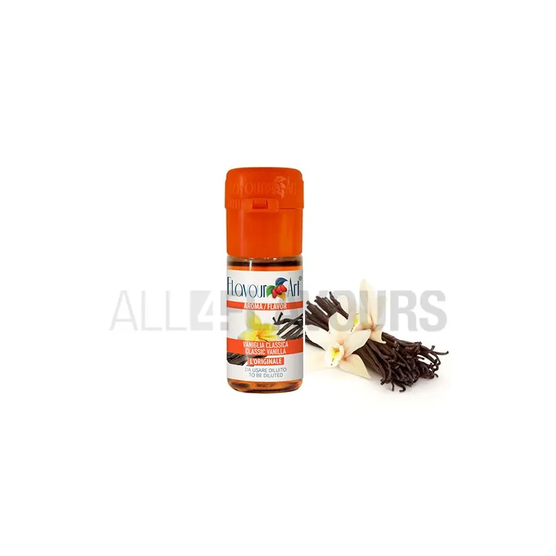 Aroma vapeo vainilla clásica 10 ml de la marca Italiana Flavour art Aroma vapeo vainilla clásica 10 ml de la marca Italiana Flavour art