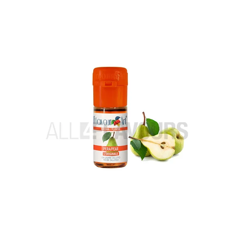 Aroma vapeo pera 10 ml de la marca Italiana Flavour art Aroma vapeo pera 10 ml de la marca Italiana Flavour art