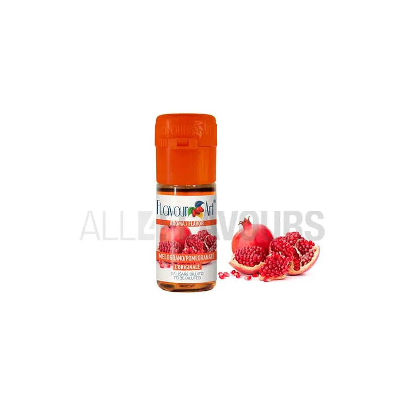 Aroma vapeo granada 10 ml de la marca Italiana Flavour art Aroma vapeo granada 10 ml de la marca Italiana Flavour art