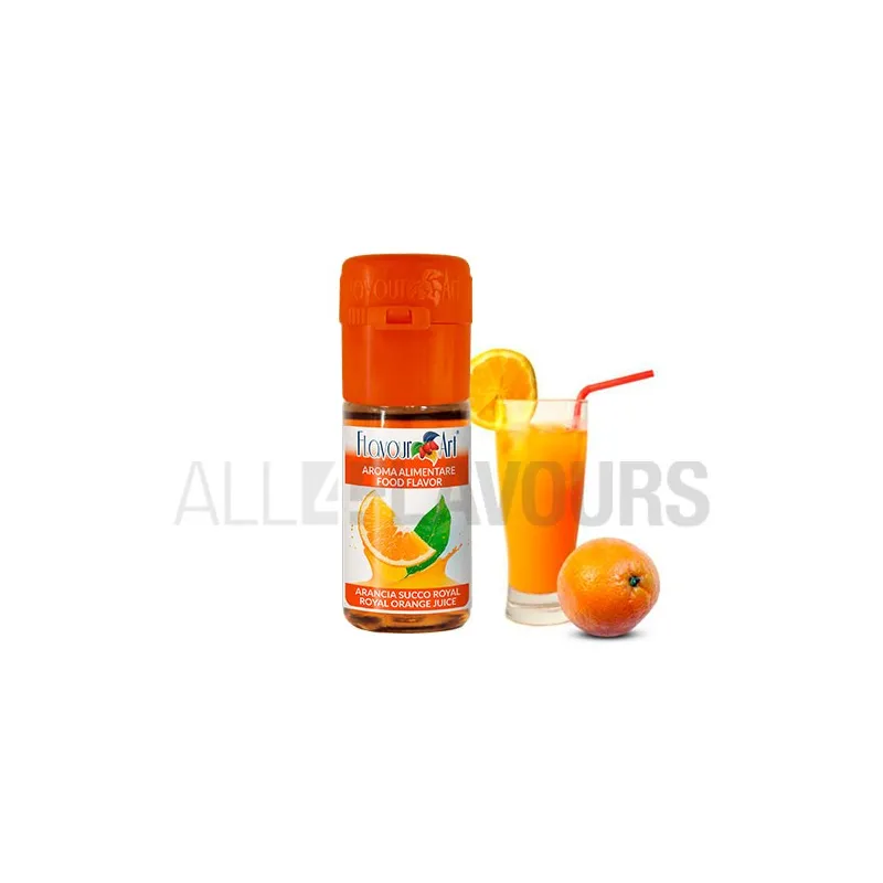 Aroma vapeo royal orange 10 ml de la marca Italiana Flavour art Aroma vapeo royal orange 10 ml de la marca Italiana Flavour art