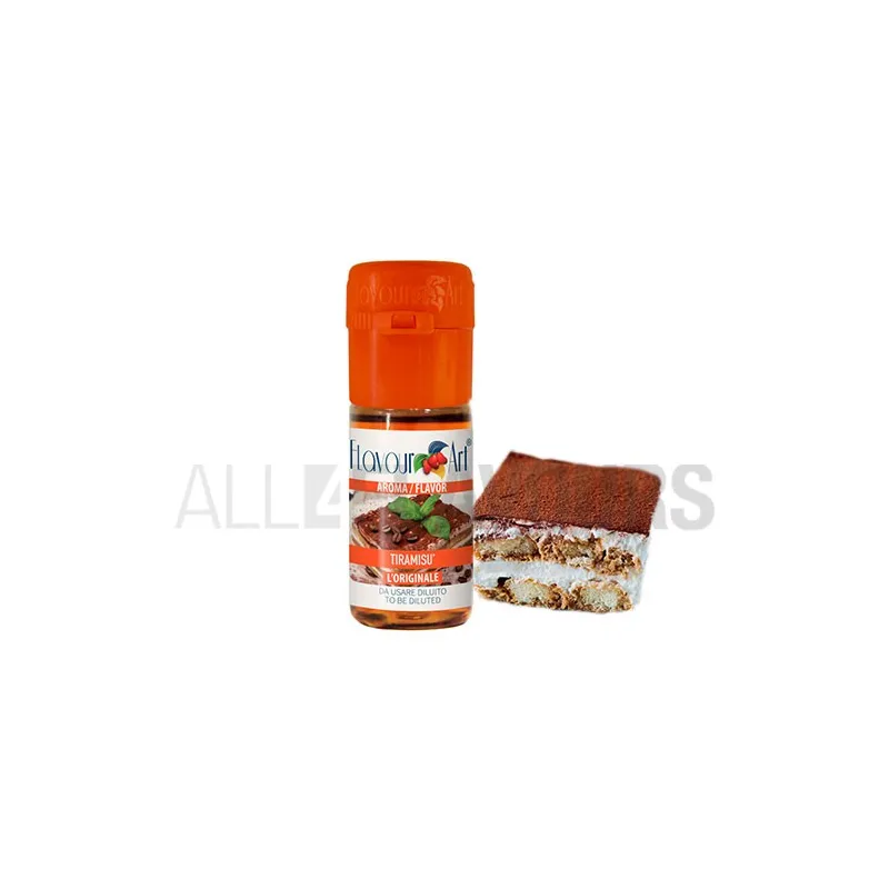 Aroma vapeo tiramisu 10 ml de la marca Italiana Flavour art Aroma vapeo tiramisu 10 ml de la marca Italiana Flavour art