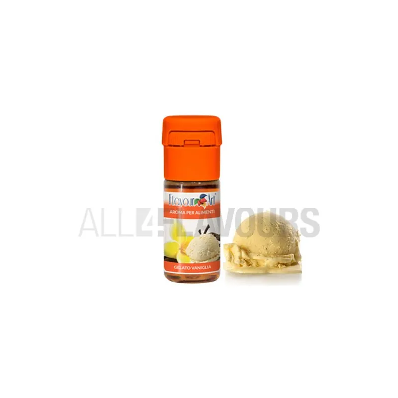 Aroma vapeo helado de vainilla 10 ml de la marca Italiana Flavour art Aroma vapeo helado de vainilla 10 ml de la marca Italiana Flavour art
