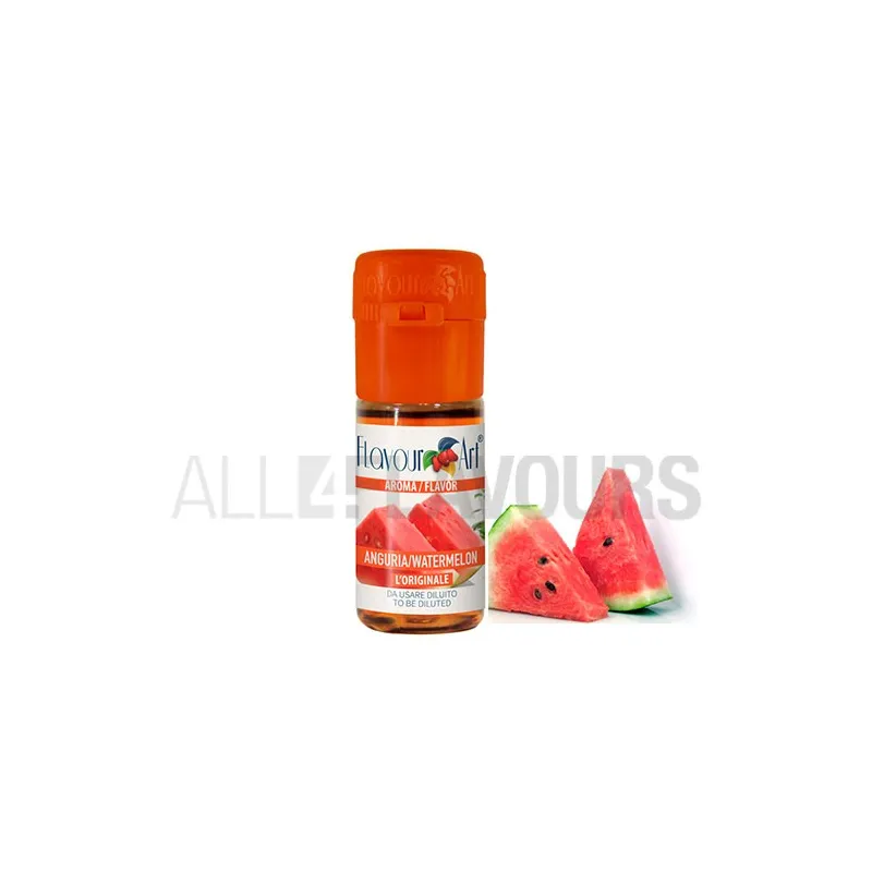 Aroma vapeo sandía 10 ml de la marca Italiana Flavour art Aroma vapeo sandía 10 ml de la marca Italiana Flavour art