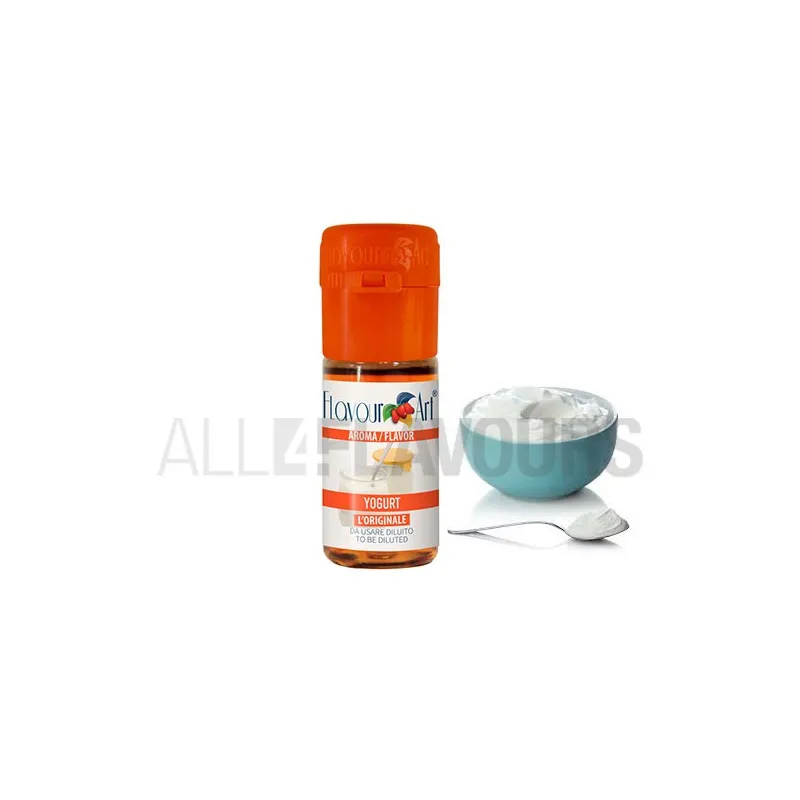 Aroma vapeo yogur 10 ml de la marca Italiana Flavour art Aroma vapeo yogur 10 ml de la marca Italiana Flavour art