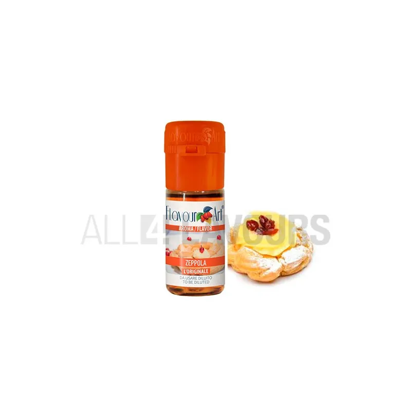 Aroma vapeo zeppola 10 ml de la marca Italiana Flavour art Aroma vapeo zeppola 10 ml de la marca Italiana Flavour art