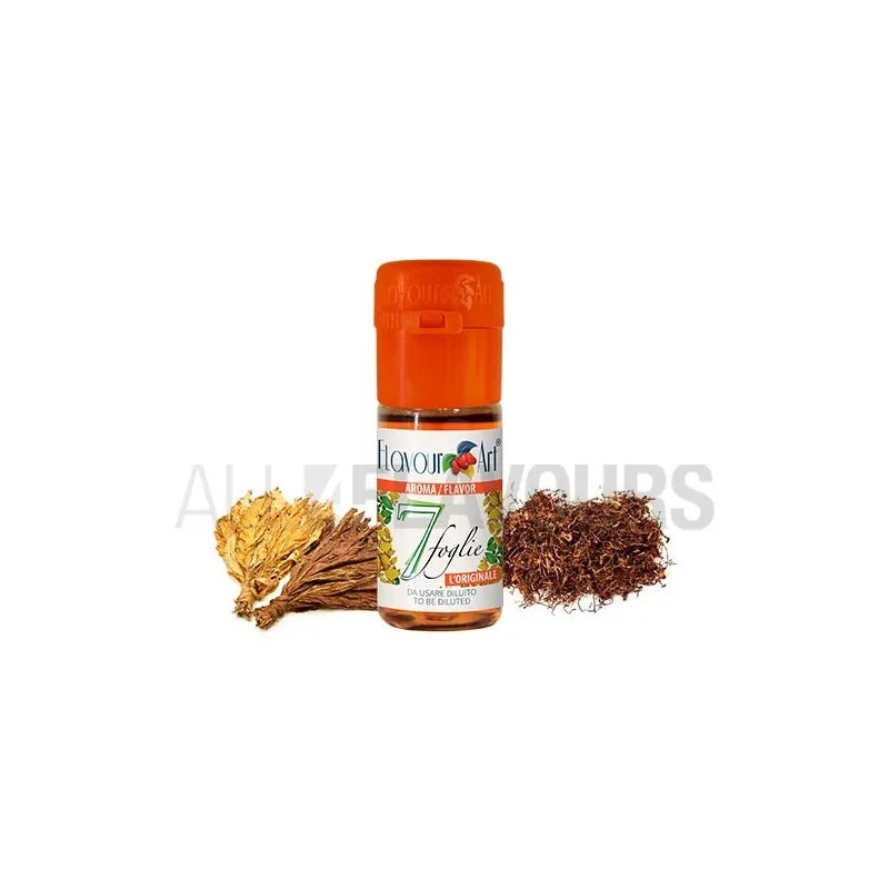 Aroma vapeo 7 leaves 10 ml de la marca Italiana Flavour art Aroma vapeo 7 leaves 10 ml de la marca Italiana Flavour art