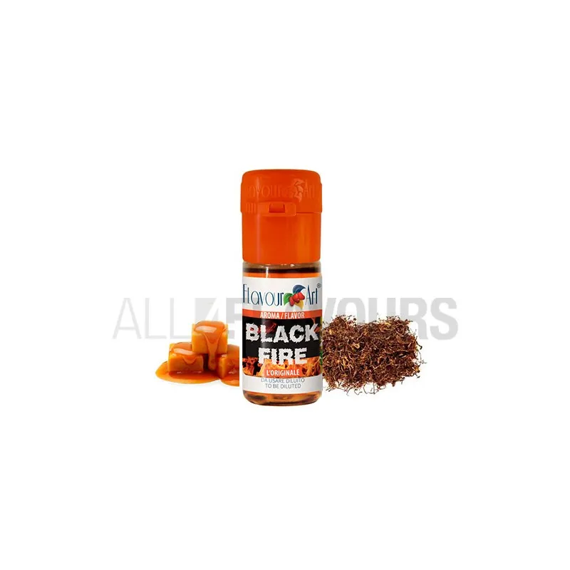 Aroma vapeo black fire 10 ml de la marca Italiana Flavour art Aroma vapeo black fire 10 ml de la marca Italiana Flavour art