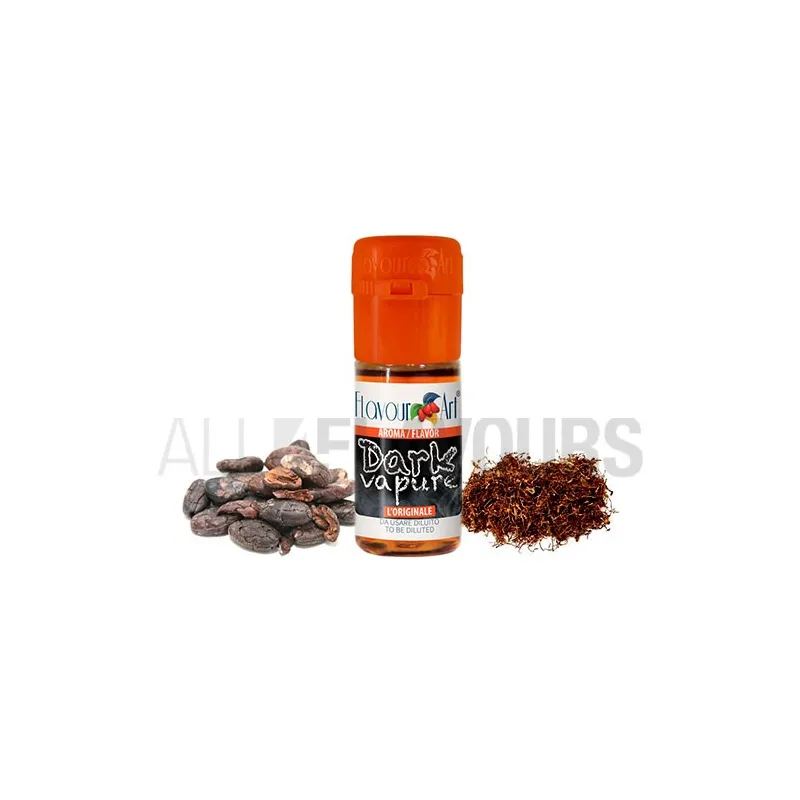 Aroma vapeo dark vapoure 10 ml de la marca Italiana Flavour art Aroma vapeo dark vapoure 10 ml de la marca Italiana Flavour art