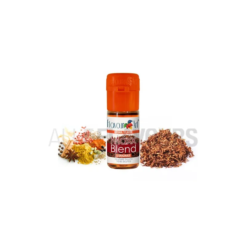 Aroma vapeo maxx blend 10 ml de la marca Italiana Flavour art Aroma vapeo maxx blend 10 ml de la marca Italiana Flavour art