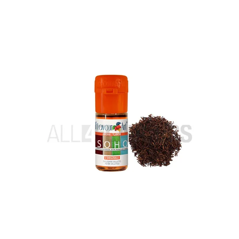 Aroma vapeo soho 10 ml de la marca Italiana Flavour art Aroma vapeo soho 10 ml de la marca Italiana Flavour art