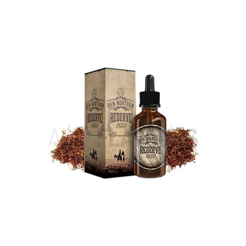 líquido vapeo sin nicotina 1850 Reserve 50 ml Ben Northon con sabor a tabaco dulce líquido vapeo sin nicotina 1850 Reserve 50 ml Ben Northon con sabor a tabaco dulce