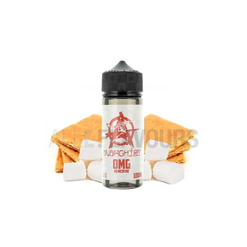 Líquido vapeo sin nicotina White 100 ml Anarchist con sabor a galletas graham y malvaviscos Líquido vapeo sin nicotina White 100 ml Anarchist con sabor a galletas graham y malvaviscos